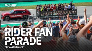 Rider Fan Parade  2024 ItalianGP 🇮🇹 [upl. by Artina]