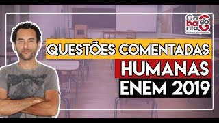 ENEM 2019 Questões comentadas de HUMANAS [upl. by Harris]