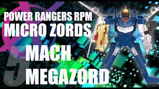 Power Rangers RPM Micro Zords reviews pt 5 Mach Megazord [upl. by Rosa]