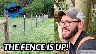 Stretch Woven Wire Fence by Yourself – Tips amp Tricks [upl. by Lede]