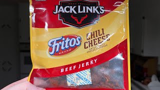 Fritos chili cheese beef jerky review [upl. by Eam]