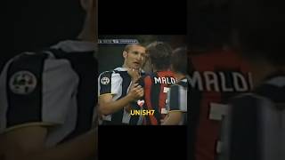 Maldini vs chellini☠️🥶shorts football chellini maldini edit viral [upl. by Nalo]