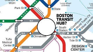 Downtown superstation MBTA imagines future transit for Boston area [upl. by Niarda]