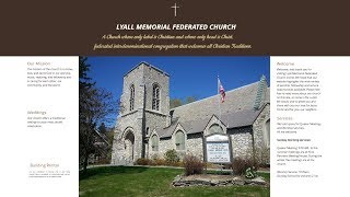 Lyall Memorial Federated Church Live Stream [upl. by Saravat]