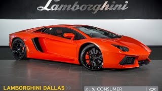 2015 Lamborghini Aventador LP 7004 Arancio Argos LT0903 [upl. by Neeneg]