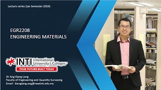 Chapter 1a Materials Science amp Engineering [upl. by Rahs424]