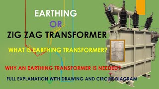 EARTHING TRANSFORMER ZIGZAG TRANSFORMERWHY EARTHING TRANSFORMER IS NEEDEDfULL EXPLANATION [upl. by Arted]