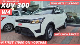 2023 Mahindra XUV 300 W4 variant  With updated features and pricing  GAAutomotive [upl. by Brufsky949]