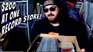 I SPENT 200 AT A CLOSING RECORD STORE [upl. by Bartolemo629]