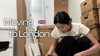 런던 이사 브이로그  Moving to London Vlog [upl. by Bloxberg]