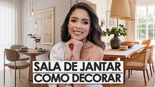 COMO DECORAR A SALA DE JANTAR [upl. by Trueblood]