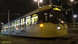 Manchester Metrolink Trams at DeansgateCastlefield  27th Dec 2018 [upl. by Enenstein333]