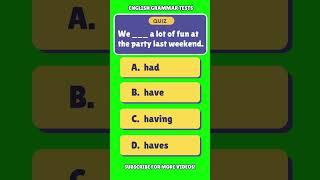 Past Simple Test  Exercise 9  Check if you are smart pastsimple englishgrammar quiz [upl. by Aizitel635]