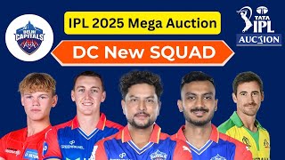 Delhi Capitals Day 1 Squad  IPL 2025 Mega Auction  DC [upl. by Ailedroc]