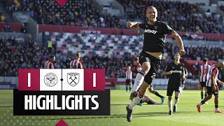 Brentford 11 West Ham  Premier League Highlights [upl. by Nnylekoorb400]