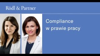 Akademia Compliance Compliance w prawie pracy [upl. by Fillander]