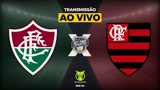 FLUMINENSE 1 X 0 FLAMENGO AO VIVO DO ESTÁDIO LUSOBRASILEIRO  BRASILEIRÃO SUB20  NARRAÇÃO [upl. by Betthel]