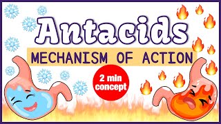 Antacid Mechanism of Action Simplified [upl. by Imerej]