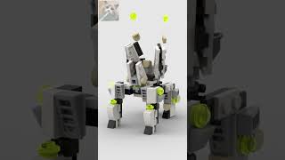 LEGO® Brick Space Rider custom speedbuild animation short new [upl. by Doownyl]