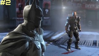 Deathstroke Boss Fight  Batman Arkham Origins Gameplay 2 [upl. by Quenby]