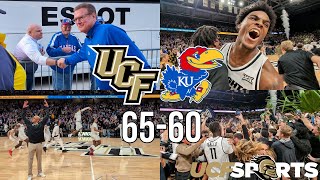 UCF Basketball Sights amp Sounds from the 6560 win vs No 3 Kansas ⚔️🏀 [upl. by Schlessinger]