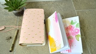 DIY Travelers Notebook Insert [upl. by Hsiekal]