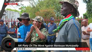 MK Party On The Move Against Mantsopa Municipality [upl. by Ttergram]