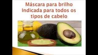 Máscara para cabelo hidratar cabelos secos oleosos normais mais brilho [upl. by Yt]