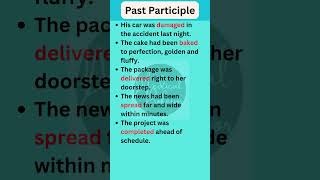 Past Participle form of the verb  English Grammar shorts [upl. by Redneval270]