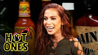 Anitta Lets It Fly While Eating Spicy Wings  Hot Ones [upl. by Dun]