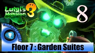 Luigis Mansion 3 – Floor 7  Garden Suites  Full Game Walkthrough Part 8 [upl. by Cornel]