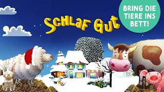 Schlaf Gut WINTER VERSION 🐑 Gute Nacht Geschichte zum Einschlafen mit Tieren auf dem Bauernhof [upl. by Hadley]