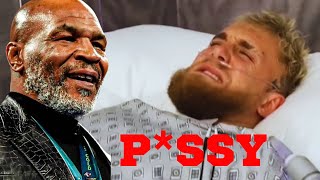 Mike Tyson Reacts to Jake Paul Fight Being Canceled Last Minute [upl. by Catherin]