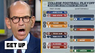 ESPN reaction to College Football Playoff selection committee released first of six rankings [upl. by Kriss]