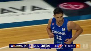 AdmiralBet ABA League 202425 highlights Round 7 MornarBarsko zlato – Cibona 4112024 [upl. by Harwell]