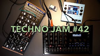 Techno Jam 42 moog Labyrinth Korg drumlogue 1010music bluebox [upl. by Pernell]