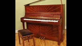 Schulze Pollmann Model 126 50 Upright Piano [upl. by Luz]