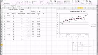 Excel  Time Series Forecasting  Part 2 of 3 [upl. by Aivek134]