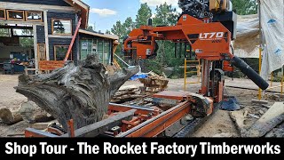 Shop Tour  The Rocket Factory Timberworks [upl. by Aerona]