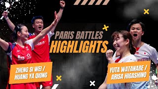 Paris Battles  Zheng Si WeiHuang Ya Qiong vs Yuta WatanabeArisa Higashino [upl. by Karena]