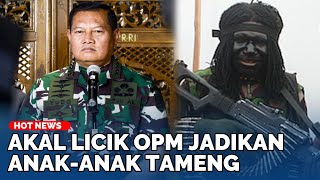 PENGECUT TAKTIK Licik OPM Paksa Anak anak dan Wanita Tameng Hidup Serang TNI [upl. by Buiron]