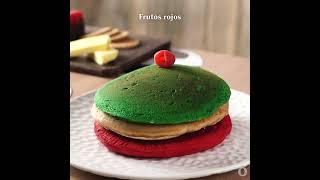 Hotcakes Tricolor  kiwilimón recetas [upl. by Fernyak]