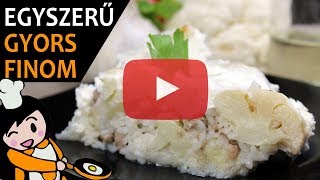 Rakott karfiol  Recept Videók [upl. by Enerod]