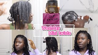 Haircare AVC shampoo for detox MINI twists w extensions ft EXYHAIR [upl. by Aisayt]