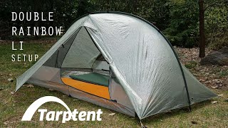 Tarptent Double Rainbow Li Setup [upl. by Xylina569]