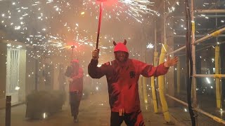 Correfoc de Nadal Les Corts 2023 [upl. by Retha300]