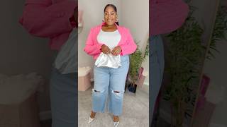 Styling a Plus size Crop Blazer plussizefashion howtostyle curvyfashion styleinspo fashionootd [upl. by Rustin]