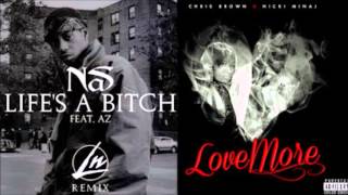 Chris Brown amp Nicki Minaj Ft Nas  Love More Remix [upl. by Chipman]