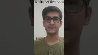 KultureHire Internship Review By Nikhil Sharma [upl. by Sugirdor137]