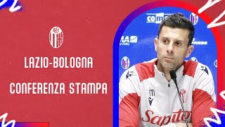 LazioBologna la conferenza prepartita di Thiago Motta 🎙 [upl. by Sirk]